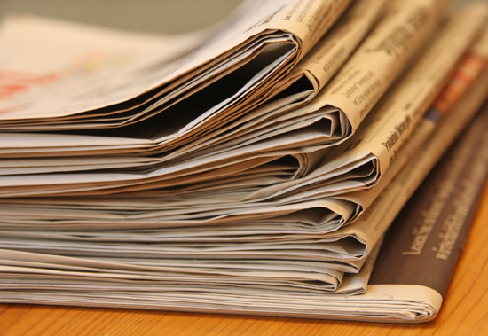 Zeitungsstapel, Presse- und Öffentlichkeitsarbeit
